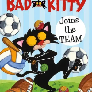 Bad Kitty Joins the Team (paperback black-and-white edition) Free Delivery