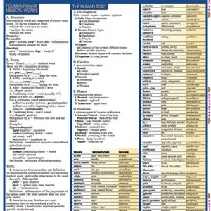 Save Now BarCharts- Inc. 9781572225381 Medical Terminology- The Basics- Pack of 3