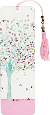 Beaded Bookmark - Tree of Hearts Latest