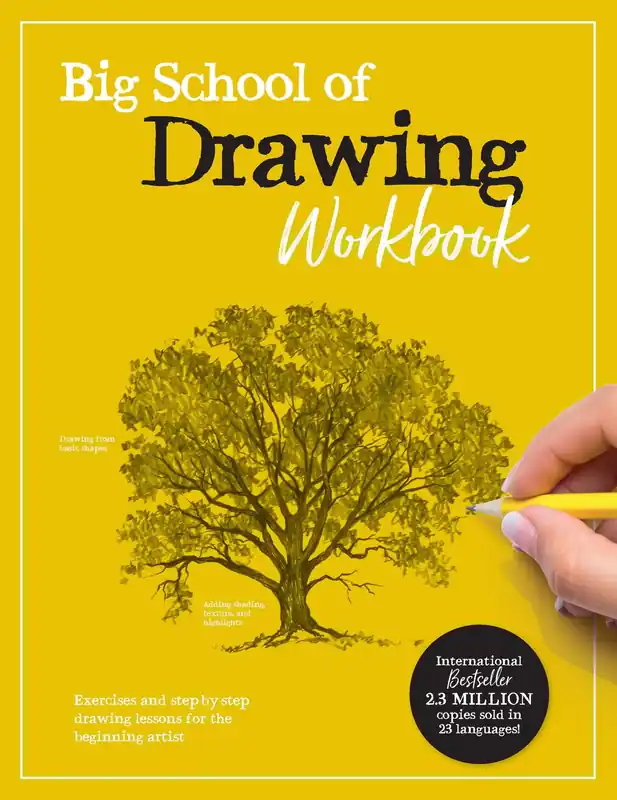 Next Day Delivery Big School of Drawing Workbook: Exercises and step-by-step drawing lessons for the beginning artist
