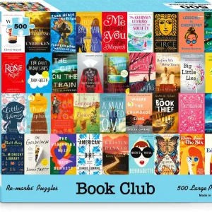 Book Club 500 Large Piece Jigsaw Puzzle Flash Sale