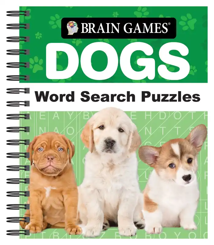 Brain Games Dogs Word Search Free Shipping