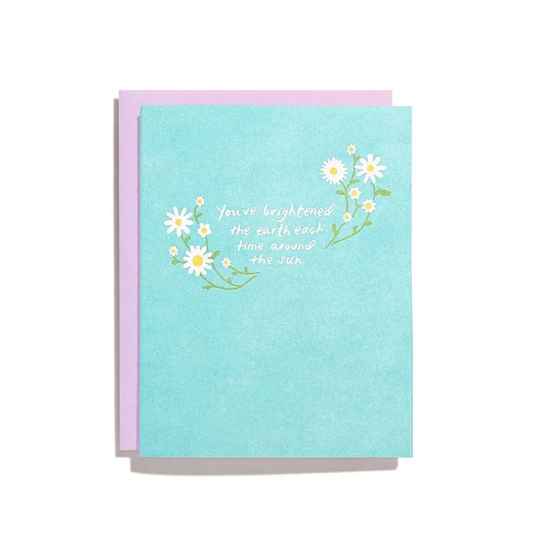 Brightened The Earth Birthday Card Low Price