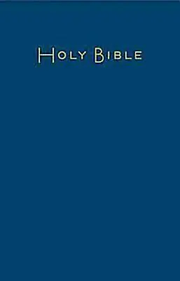 CEB Common English Large Print Pew Bible, Navy Worldwide Shipping
