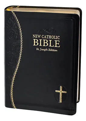 While Supplies Last New Catholic Bible Medium Print Dura Lux (Black)