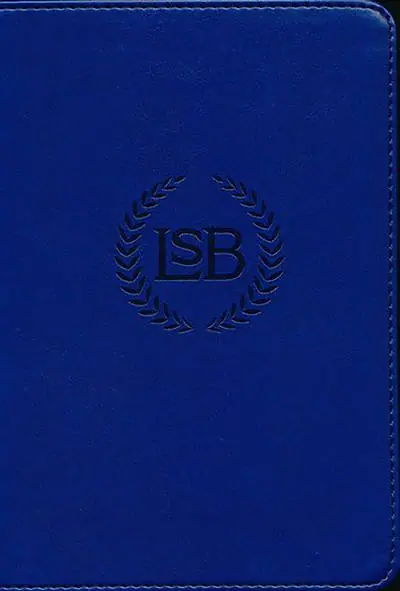 LSB Compact Edition Bible Blue Faux Leather Super Sale