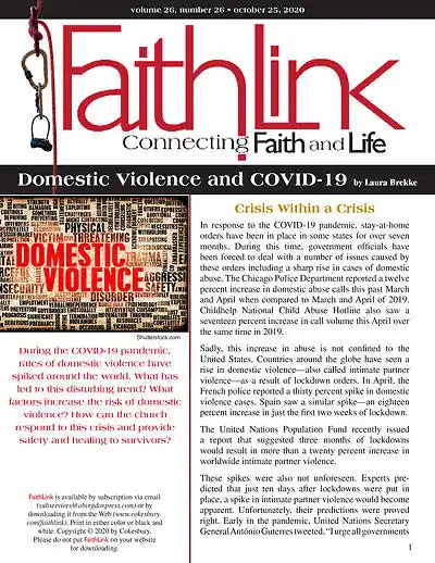 Fast Shipping Faithlink - Domestic Violence and COVID-19 (10/25/2020)