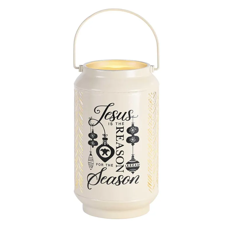 Crafted Jesus is the Reason Lantern