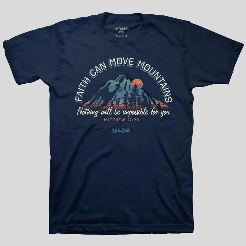 Exclusive Offer Kerusso Christian T-Shirt Move Mountains
