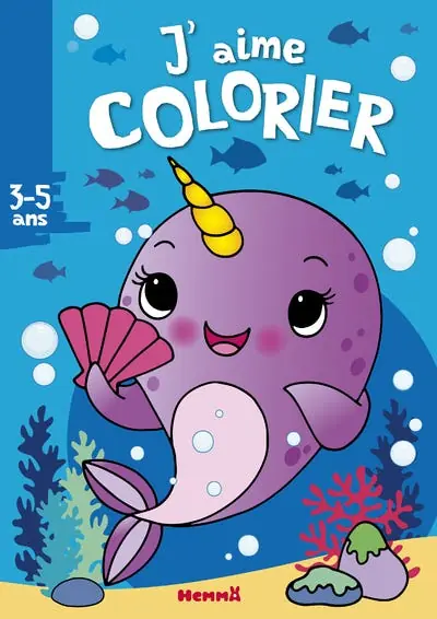 Viral J'aime Colorier (3-5 Ans) (licorne des Mers)