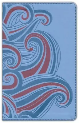 Crafted NLT Hands-On Bible, Third Edition LTHRL, Periwinkle Pink Waves