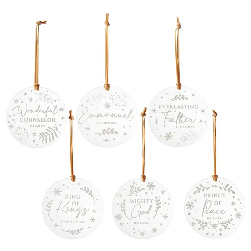 Ornaments - Names of Jesus - Assorted Latest