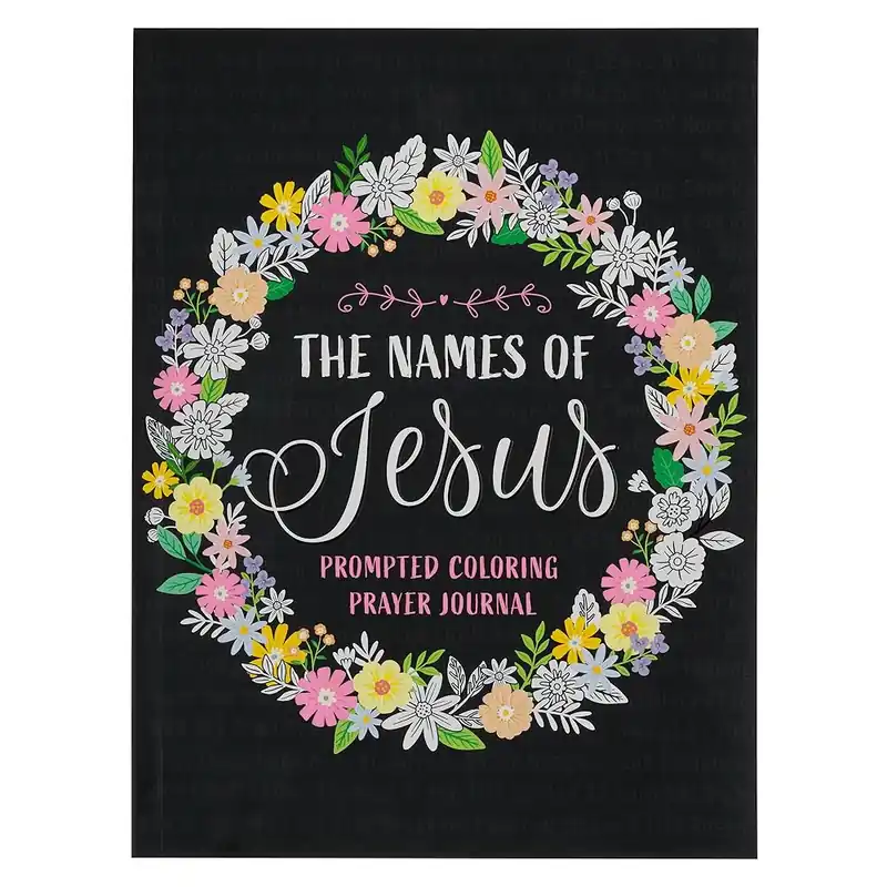 The Names of Jesus Prompted Coloring Prayer Journal for Teens and Adults Big Sale