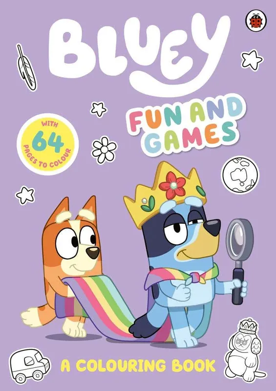 Bluey: Fun And Games: A Colouring Book (official Colouring Book) Exclusive Offer