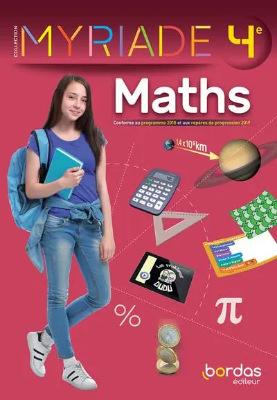 Fast Shipping Myriade Maths 4e 2021 Manuel Élève