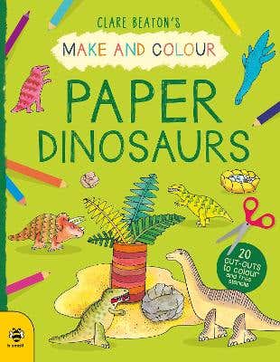 Make & Colour Paper Dinosaurs Modern