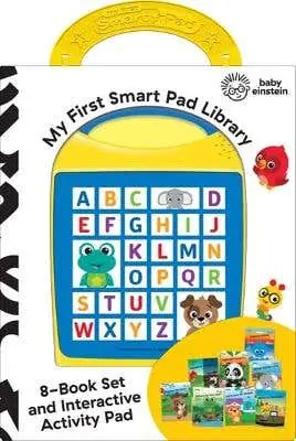 Final Sale Baby Einstein: My First Smart Pad Library 8-book Set And Interactive Activity Pad Sound Book Set (electronic Activity Pad And 8-book Library)