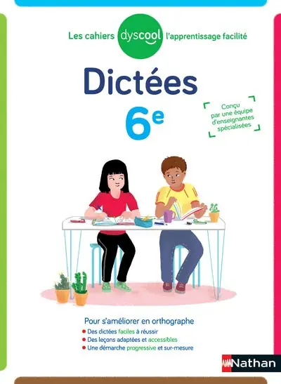 Cahier de Dictées 6ème Dyscool Best Price