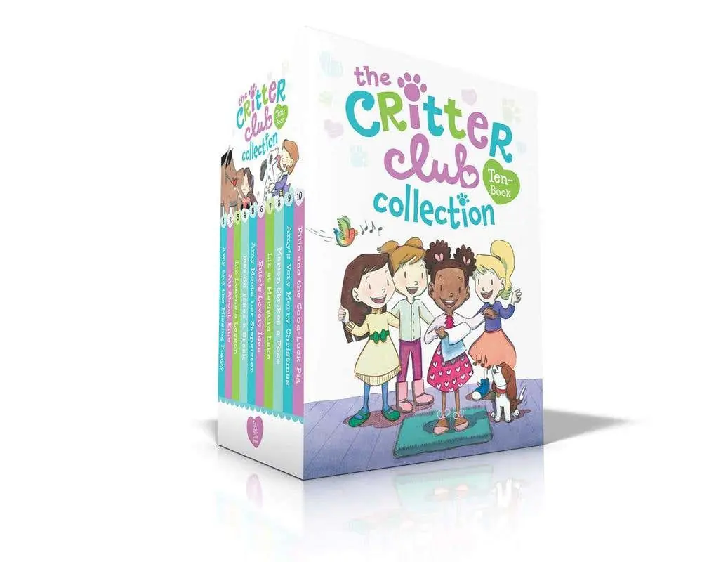 The Critter Club Ten-book Collection (boxed Set) (amy And The Missing Puppy; All About Ellie; Liz Learns A Lesson; Marion Takes A Break; Amy Meets Her Stepsister; Ellie's Lovely Idea; Liz At Marigold Lake; Marion Strikes A Pose; Amy's Very Merry Chri Best Seller