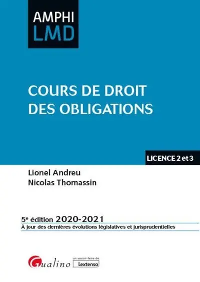 Cours de Droit des Obligations (licence 2 ET 3) Exclusive Offer