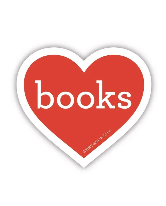 Heart Books Sticker Fast Shipping