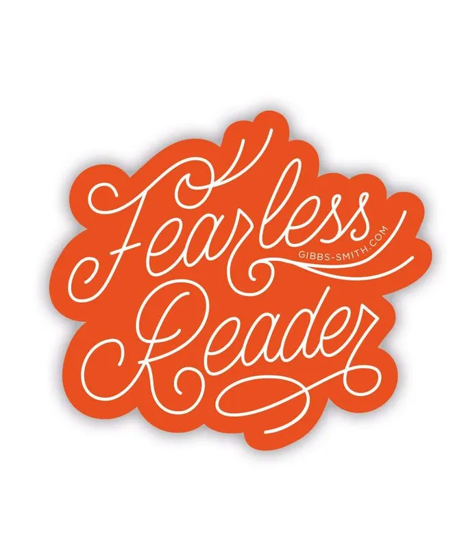 Fearless Reader Sticker Cheap